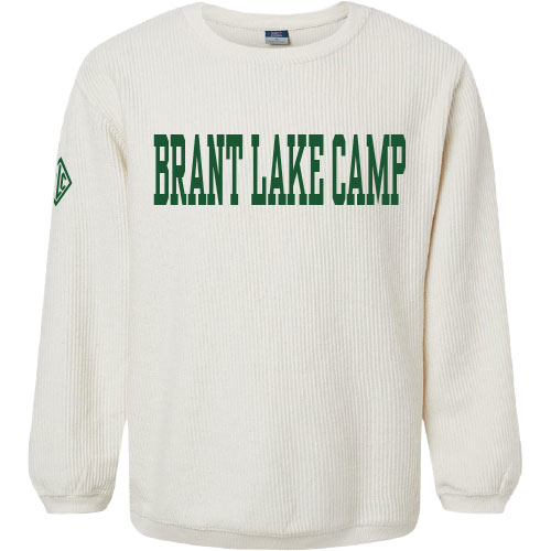 CORDED CREWNECK PULLOVER