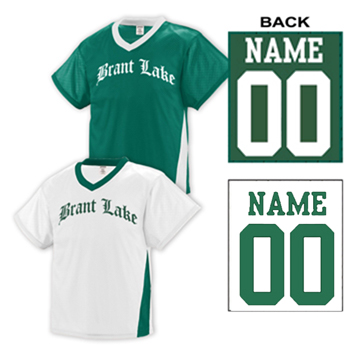 LACROSSE JERSEY WITH NAME AND NUMBER