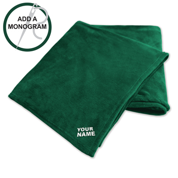 ULTRA PLUSH FLEECE BLANKET W/ CUSTOM NAME