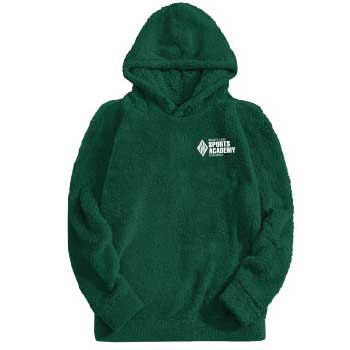 YOUTH AND ADULT - FUZZY BUNK HOODIE w/ LOGO