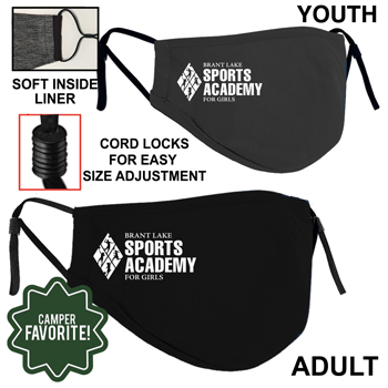 ADJUSTABLE DRI FIT FACE MASK