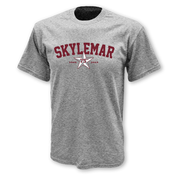 100% COTTON TEE - SKYLEMAR 75th ANNIVERSARY