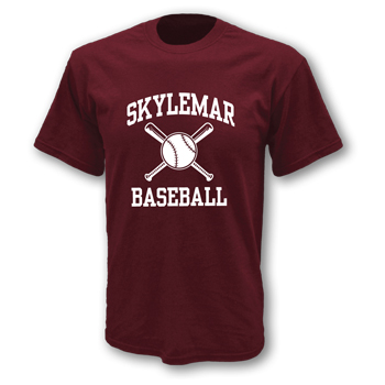 100% COTTON TEE - SKYLEMAR BASEBALL