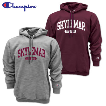 CHAMPION CROSS WEAVE HOODED SWEATSHIRT