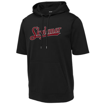 WICKING FLEECE SHORT SLEEVE HOODIE