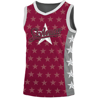 SUBLIMATED BASKETBALL PRACTICE JERSEY