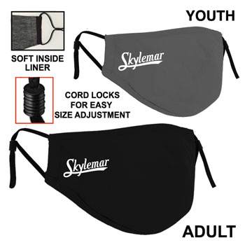 ADJUSTABLE DRI FIT FACE MASK