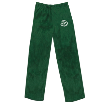 FUZZY BUNK PANTS WITH LOGO