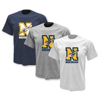 100% COTTON TEE - NEEDHAM ROCKETS