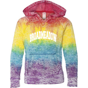 LADIES' RAINBOW HOODIE