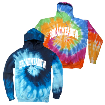 YOUTH TIE DYE HOODED SWEATSHIRT