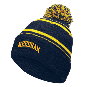 HOMECOMING KNIT BEANIE w/ POM - NEEDHAM