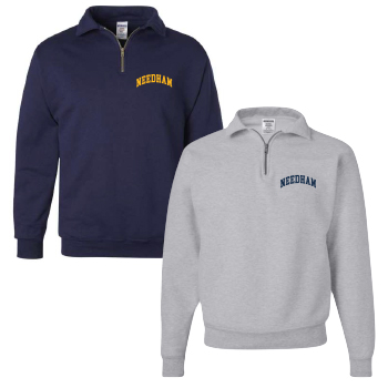 QUARTER ZIP SWEATSHIRT - NEEDHAM