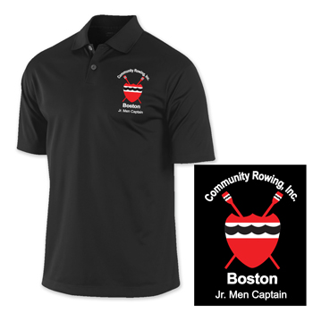 MENS JR CAPTAIN PIQUE KNIT POLO