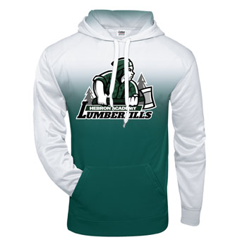 HEBRON LUMBERJILLS OMBRE PERFORMANCE HOODIE
