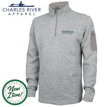 MEN'S HEATHERED FLEECE QUARTER ZIP