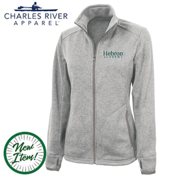 WOMEN'S HEATHERED FLEECE JACKET