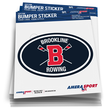 BROOKLINE ROWING BUMPER STICKER 2