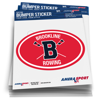 BROOKLINE ROWING BUMPER STICKER 5