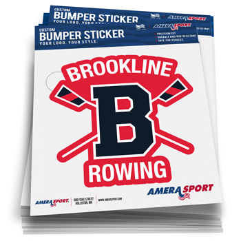 BROOKLINE ROWING BUMPER STICKER 6