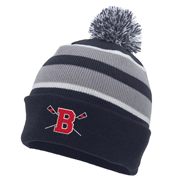 KNIT FOLD OVER BEANIE w/ POM