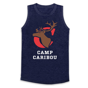 CARIBOU MOMS' VINTAGE WASH MUSCLE SHIRT