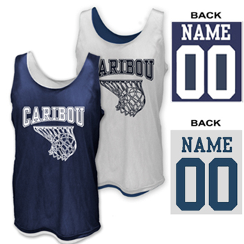 REVERSIBLE MESH JERSEY WITH NAME AND NUMBER