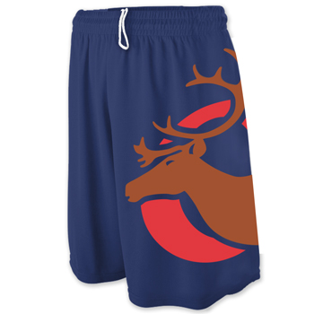 CARIBOU SUBLIMATED LACROSSE SHORTS