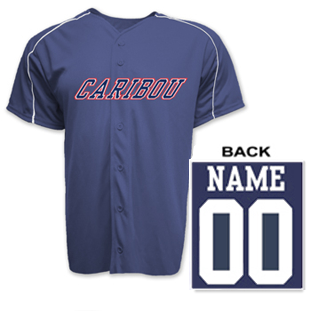 BASEBALL JERSEY WITH NAME AND NUMBER