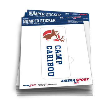 CAMP CARIBOU BUMPER STICKER 1