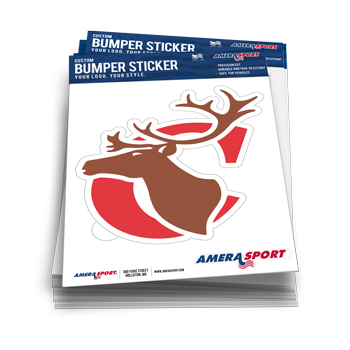 CAMP CARIBOU BUMPER STICKER 2