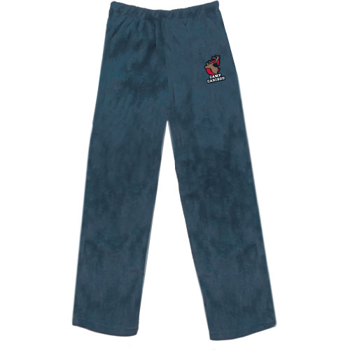 FUZZY BUNK PANTS WITH LOGO