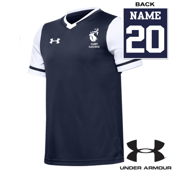 UNDER ARMOUR MAQUINA SOCCER JERSEY WITH NAME AND NUMBER