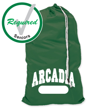 SENIORS ARCADIA LAUNDRY BAG W/ NAME BAR