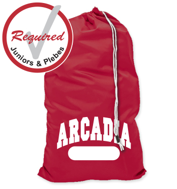 JUNIORS & PLEBES ARCADIA LAUNDRY BAG W/ NAME BAR