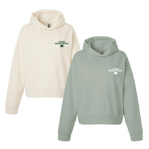 EAGLE WING WOMENS RINGSPUN HOODIE
