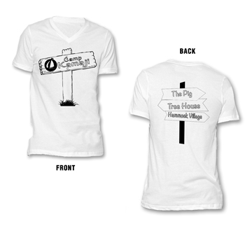 UNISEX KAMAJI SIGN V-NECK TEE