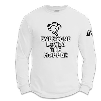 100% COTTON HEAVYWEIGHT LONG SLEEVE - HOPPER LOGO