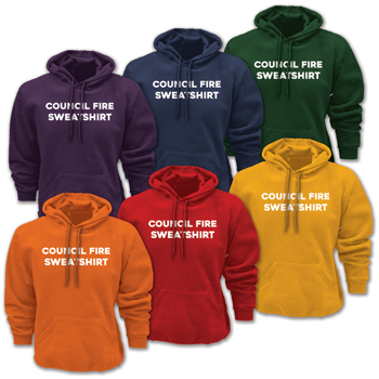KAMAJI COUNCIL FIRE HOODED SWEATSHIRT BY GILDAN