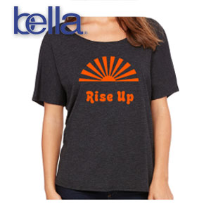 LADIES SLOUCHY TEE - RISE UP