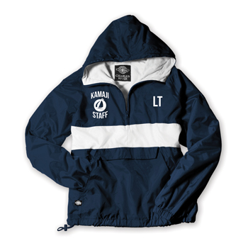 STRIPED ANORAK JACKET - LT