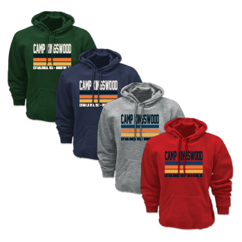 HOODED SWEATSHIRT - COLOR BAR LOGO