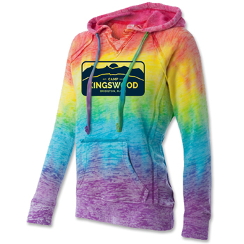 LADIES' RAINBOW HOODIE