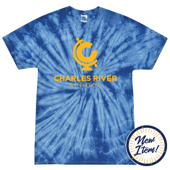 YOUTH TIE-DYE TEE - ROYAL SPIDER