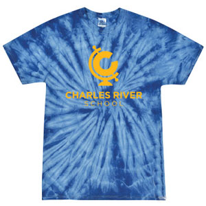 ADULT TIE-DYE TEE - ROYAL SPIDER