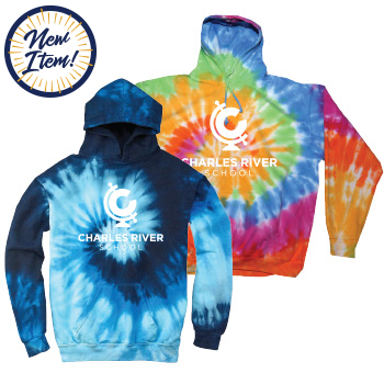 YOUTH TIE DYE HOODED SWEATSHIRT
