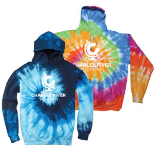 ADULT TIE DYE HOODED SWEATSHIRT