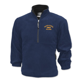 UNISEX QUARTER ZIP FLEECE JACKET