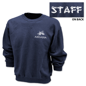 HEAVYWEIGHT SWEATSHIRT (WITH STAFF ON BACK)