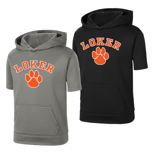 WICKING FLEECE SHORT SLEEVE HOODIE